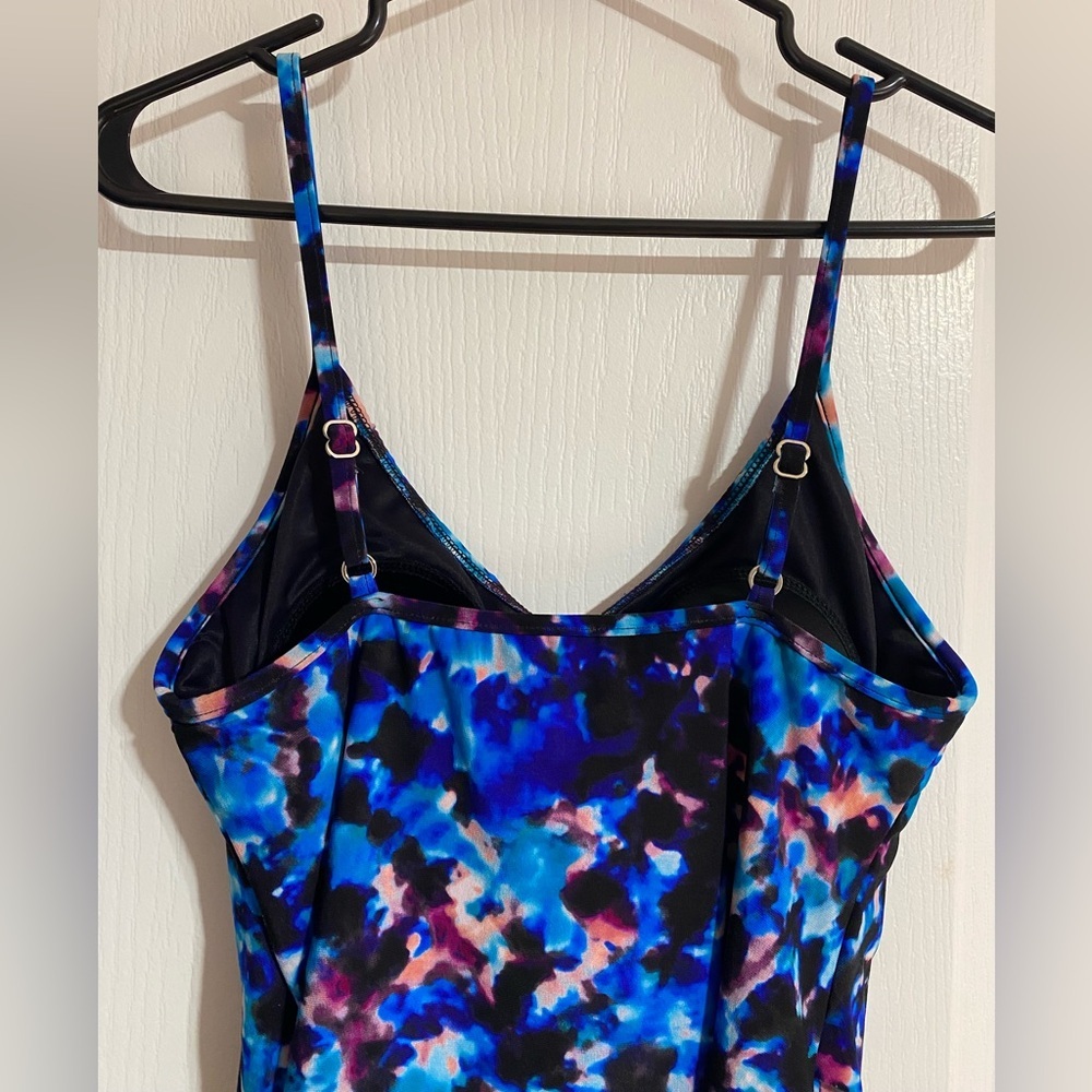 Magicsuit Rita Tankini Ruffled Beachy Bathing Suit Top Size 10 - Picture 8 of 13